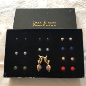 Joan Rivers interchangeable earring set